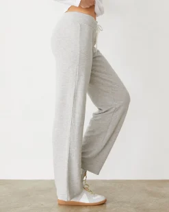 MONROW Softfleece Straight Leg Vintage Sweat HEATHERGREY Store